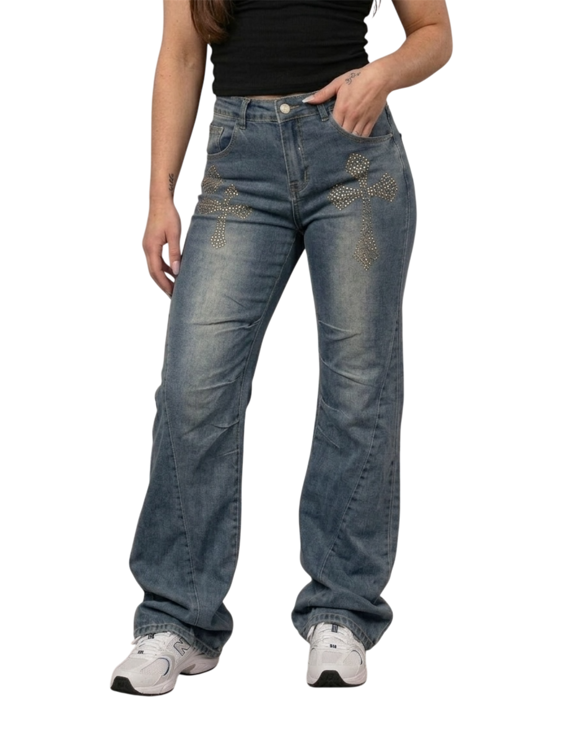 Y2K Jeans Frauen (34)